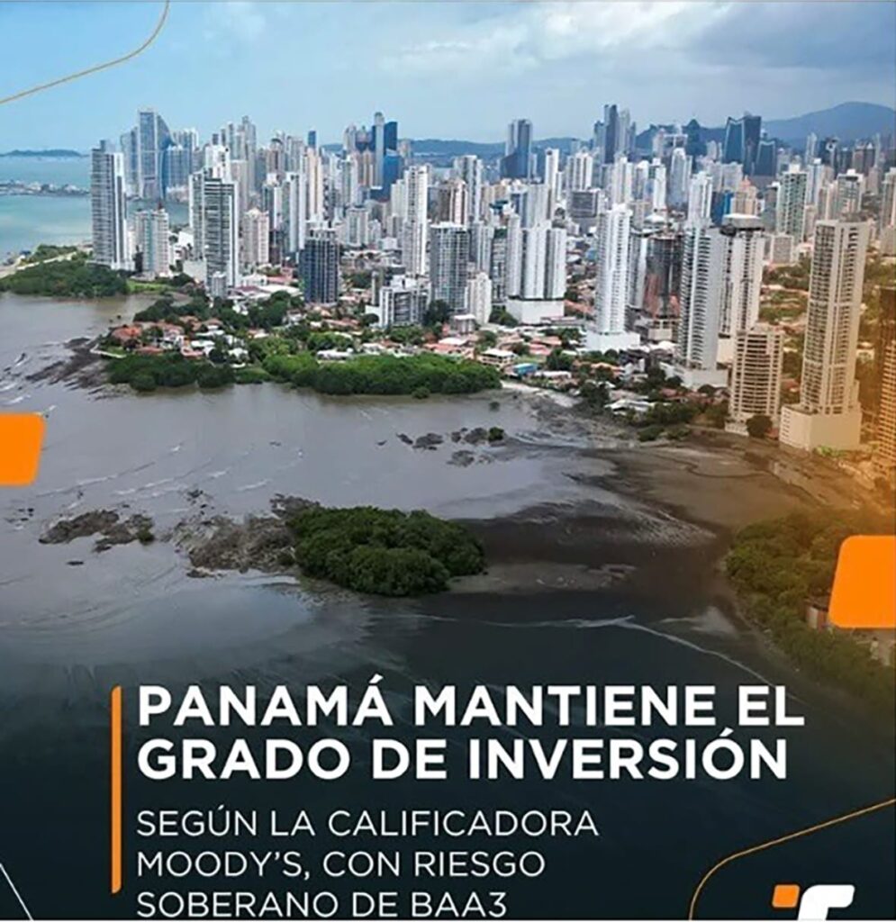 Moody's confirms Panama's Baa3 investment grade rating